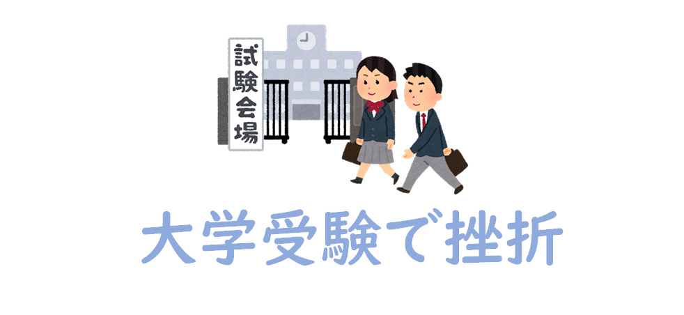 大学受験で挫折