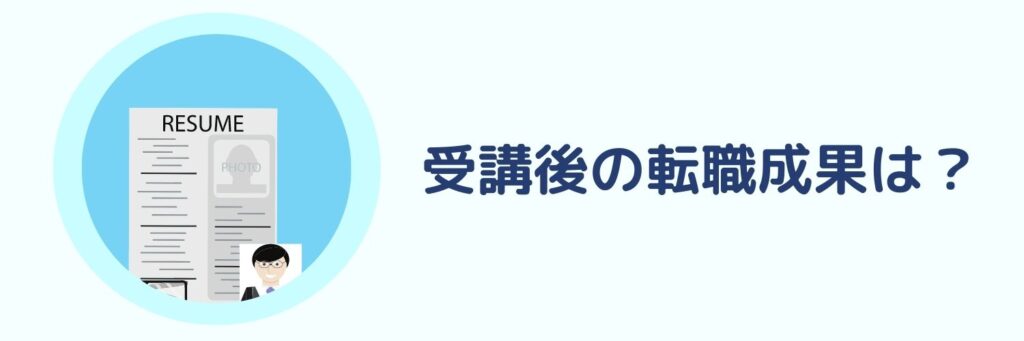 受講後の転職成果は？